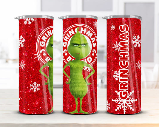 Grinch termoszos fémpohár zárható tetővel 600 ml❄️