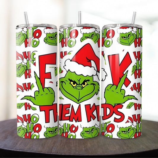 Grinch mintás termosz fémpohár zárható tetővel 600 ml❄️