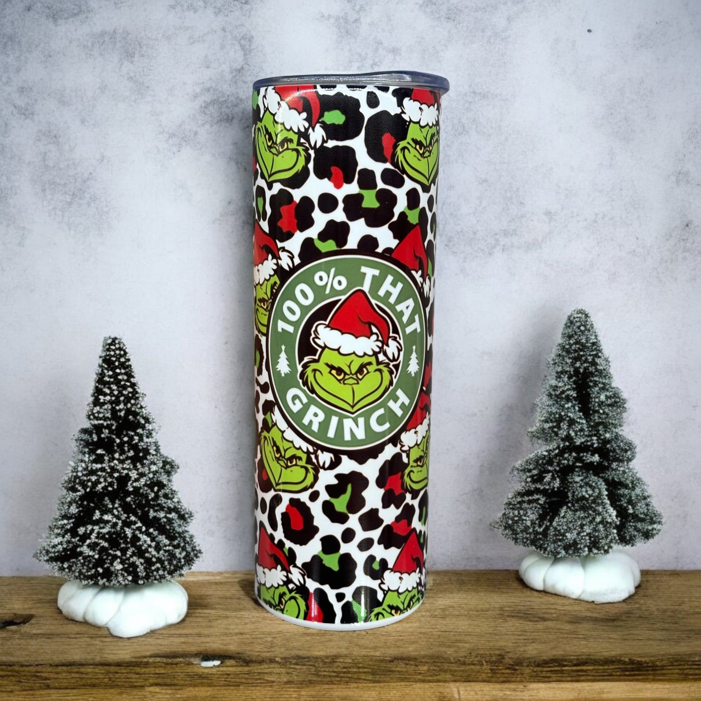 Grinch termosz fémpohár zárható tetővel 600 ml 🌲🌲