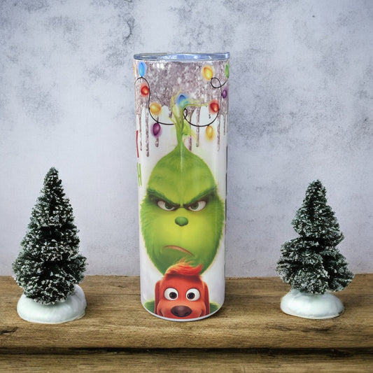 Grinch termosz fémpohár zárható tetővel 600 ml❄️❄️🌲